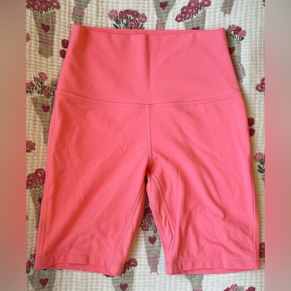 Lululemon Athletica Coral Bike Shorts